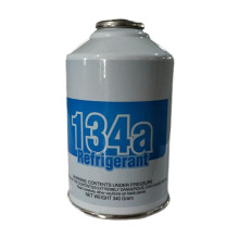 Pequeña lata 340G Refrigerante 134A R134A Refrigerante de gas R134A Gas refrigerante R134A